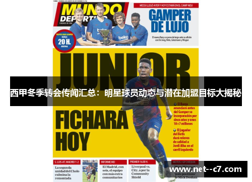 西甲冬季转会传闻汇总：明星球员动态与潜在加盟目标大揭秘