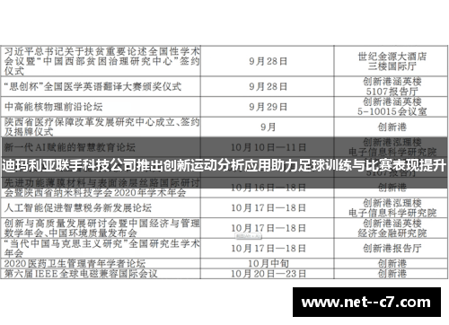 迪玛利亚联手科技公司推出创新运动分析应用助力足球训练与比赛表现提升